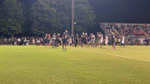 Manchester football has a bad snap on fourth down and Midlothian capitalizes late in the fourth quarter in the 34-30 win