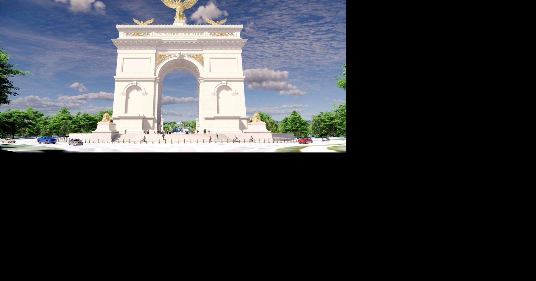Work to begin on Trump's 250-foot arch despite criticism