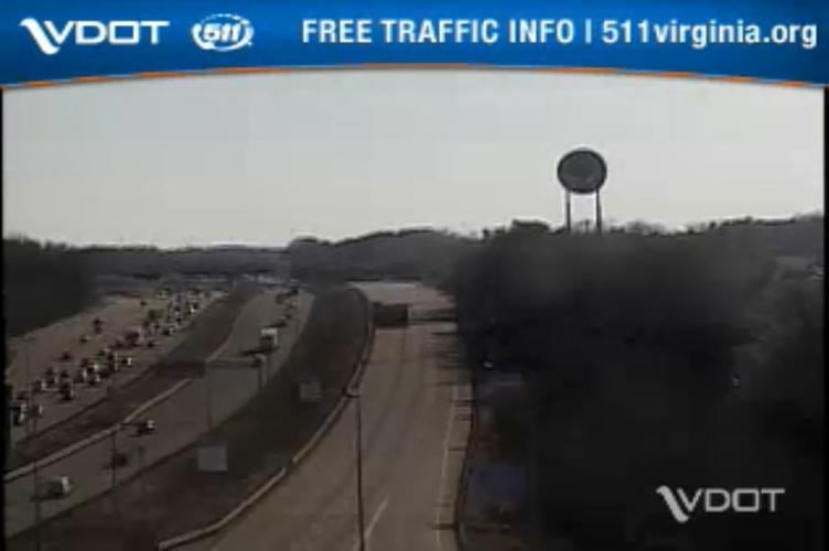 I-95 southbound lanes closed in Northern Virginia after Potomac