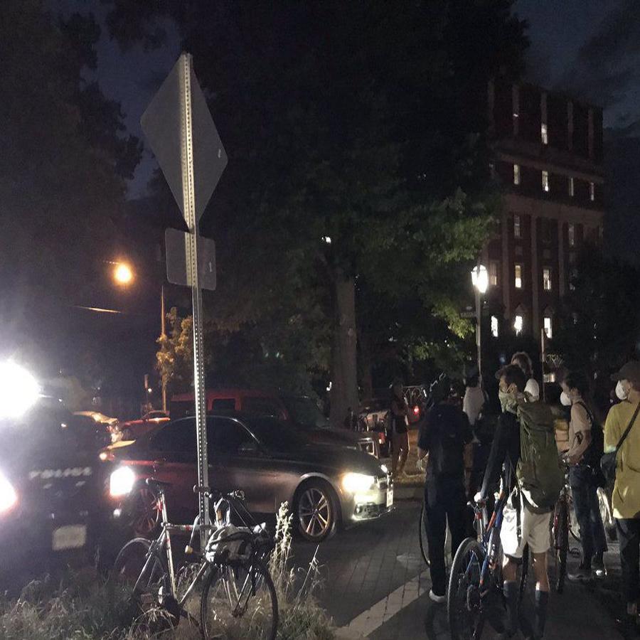Watch Now Police Vehicle Strikes Protesters In Richmond Local