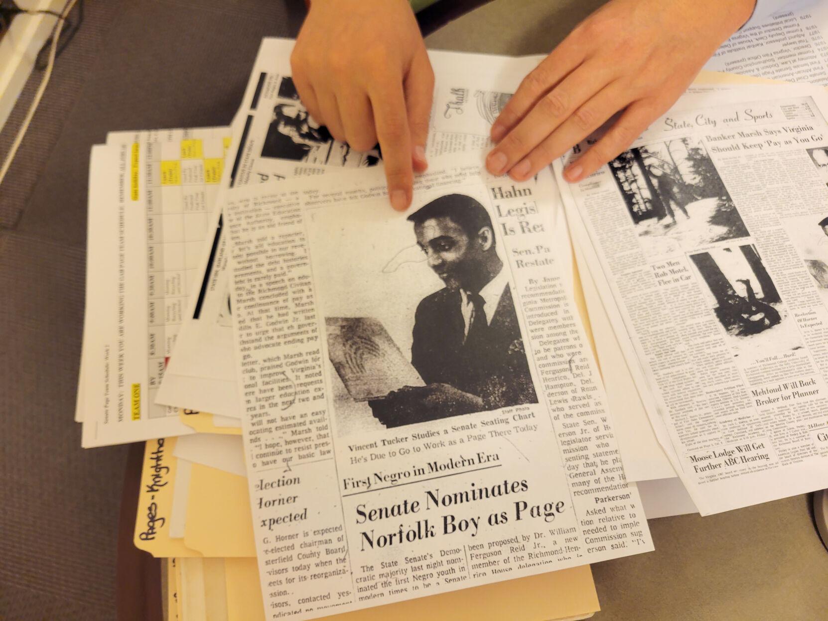Virginia page program gives teens up close look at politics