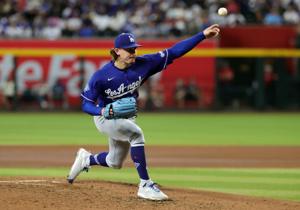 BASEBALL-MLB-ARI-LAD/
