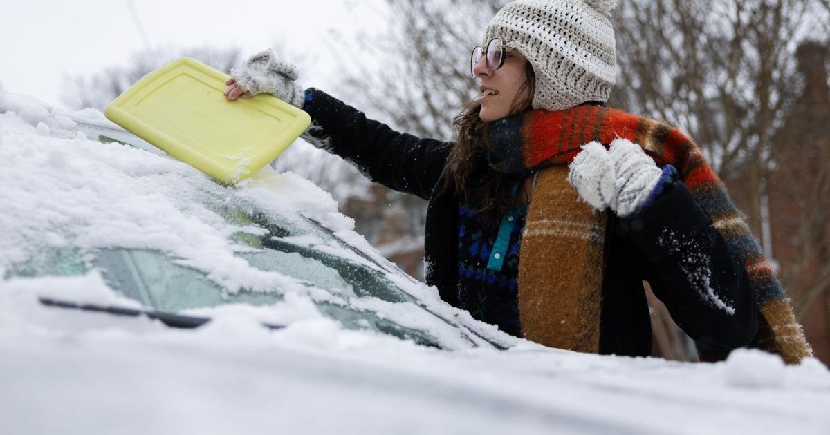 Parts of Richmond region hit with 5 inches of snow during winter storm