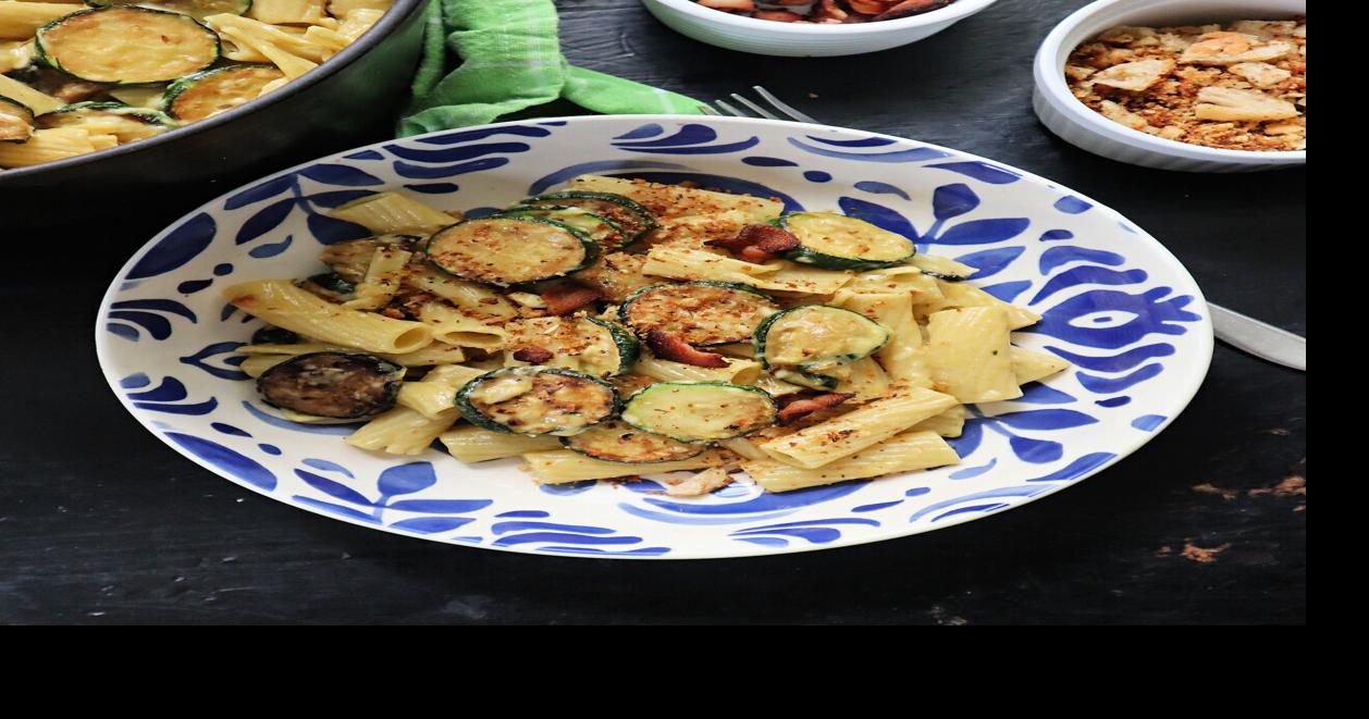 Got zucchini? Make summer carbonara with lemony bread crumbs