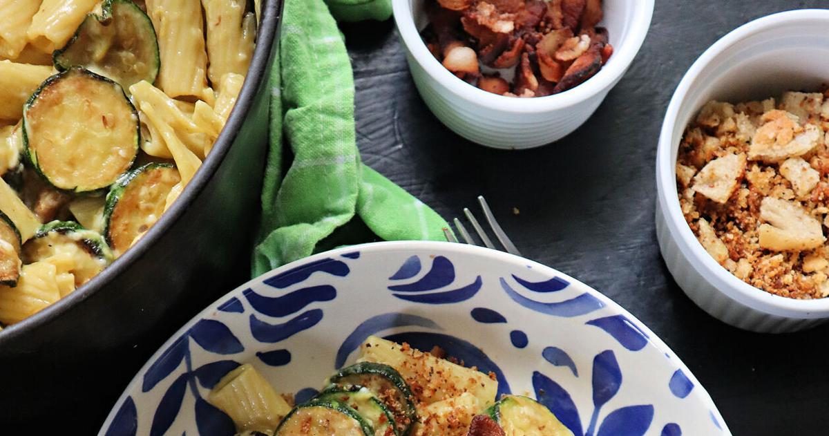 Got zucchini? Make summer carbonara with lemony bread crumbs