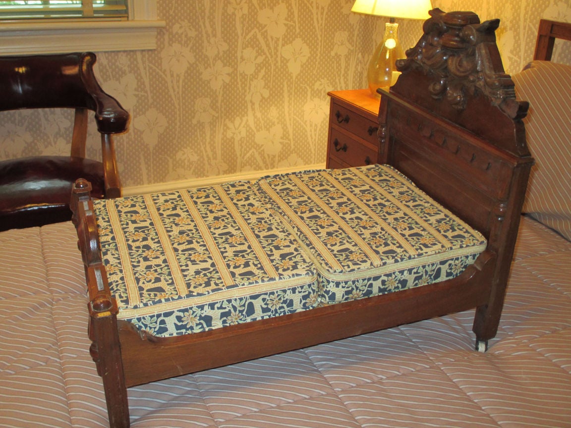 antique doll bed
