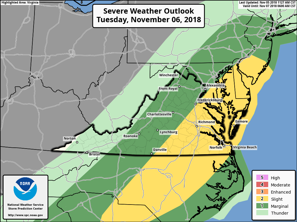 Richmond's Election Day forecast: warm with a brief afternoon storm ...