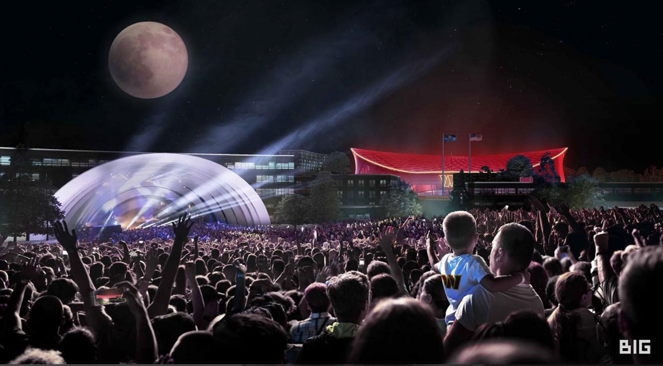 PHOTOS Renderings of proposed new stadium for the Washington Commanders