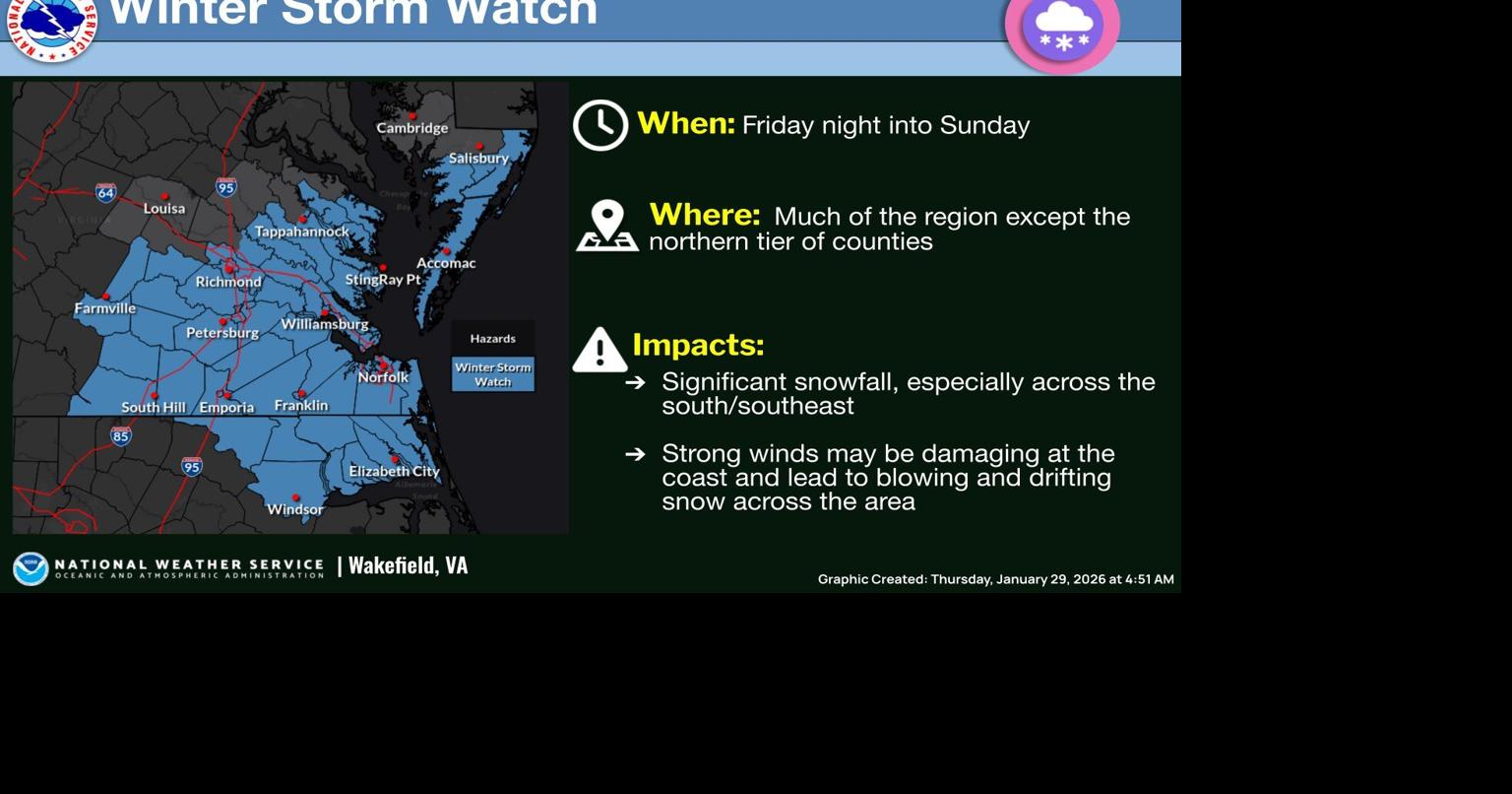 UPDATE: Richmond could get 3 to 5 more inches of snow this weekend ...