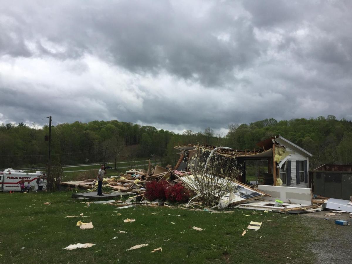 Tornado hits Franklin County; tornado activity spotted in Louisa area