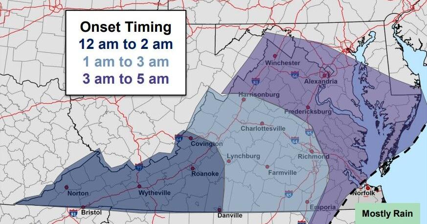 SNOW UPDATE: Richmond area could get 4 inches of snow; Richmond ...