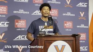 UVa WR Courtney on bubble-screen TD vs. Delaware