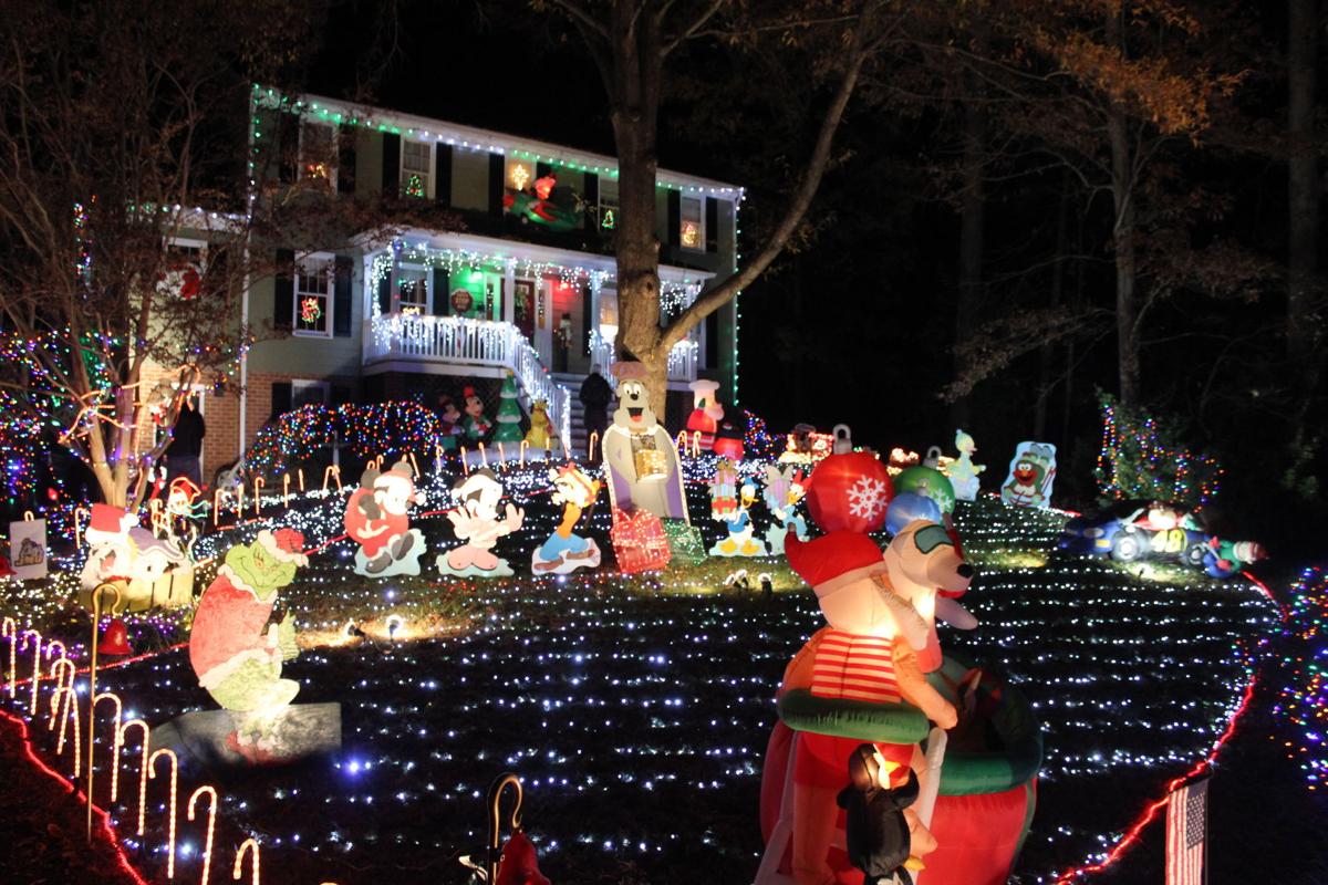 Suggested route to hit 10 of Richmond's most popular Tacky Light homes
