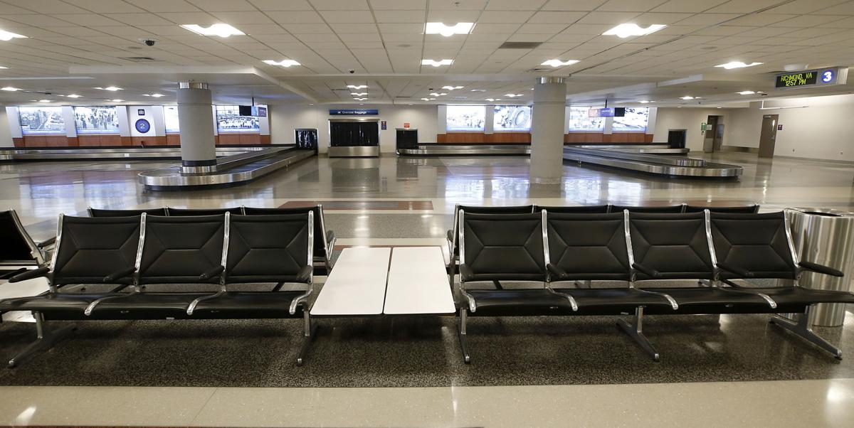 Passenger traffic at Richmond International Airport falls 50.4% in