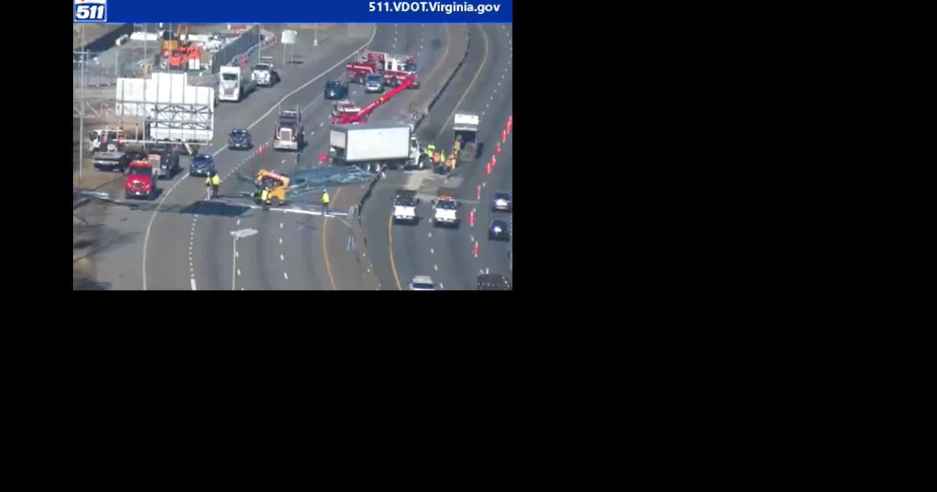 Raw video: Crews respond to Interstate 95 crash in Richmond