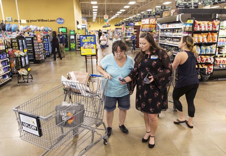 Avoiding the grocery checkout line Kroger debuts self Scan, Bag, Go
