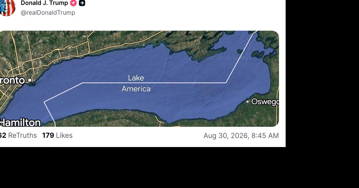 Google Maps will show 'Lake America' in US, not 'Ontario' Aug 30, 2026