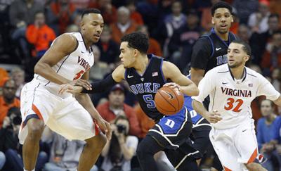 No 4 Duke Hands No 2 Virginia First Loss Of The Season College