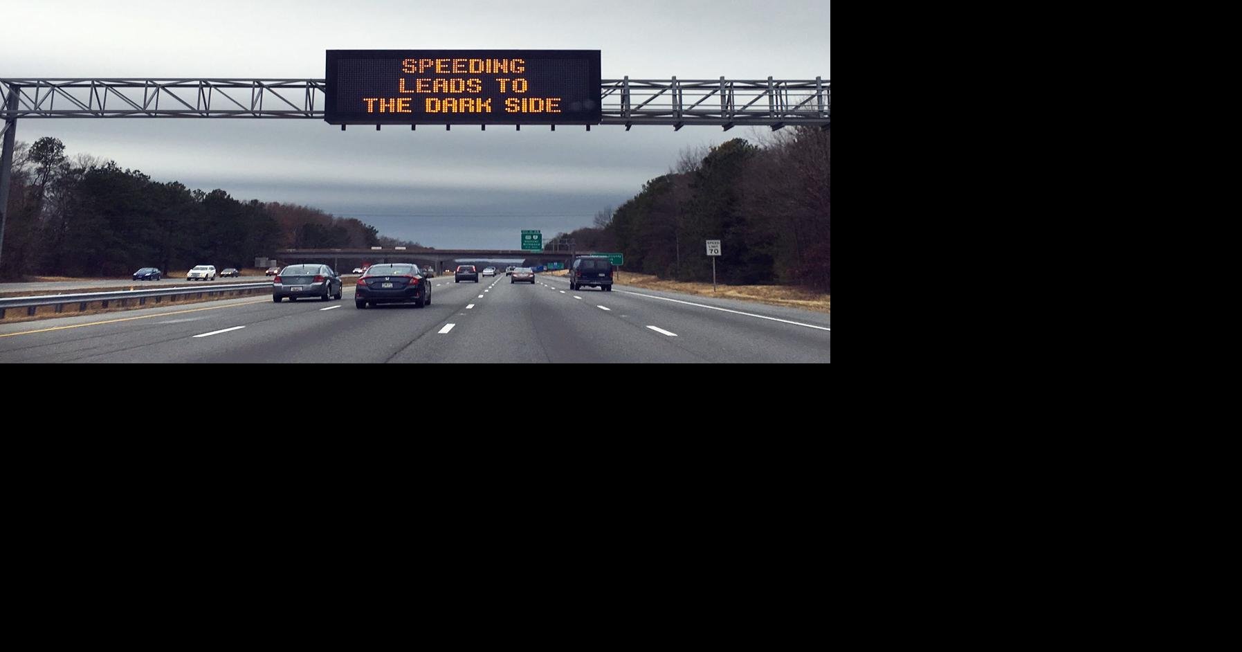 Williams: VDOT's digital signs are using puns and pop culture to preach ...
