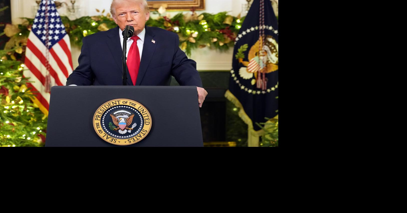 Trump schiebt die Schuld in seiner Rede im Weißen Haus von sich ...