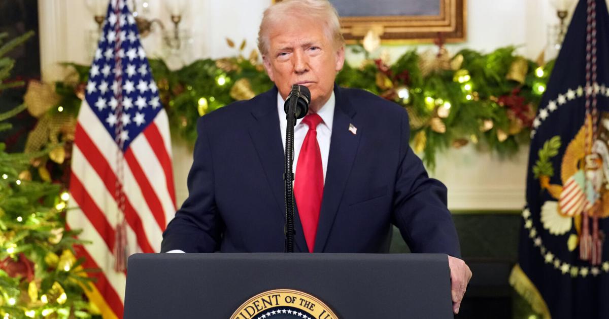 Trump schiebt die Schuld in seiner Rede im Weißen Haus von sich ...