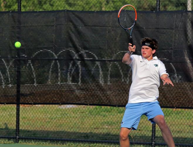 Region 4B boys tennis semifinal: Carson Brooks
