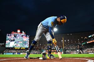BASEBALL-MLB-BAL-MIL/