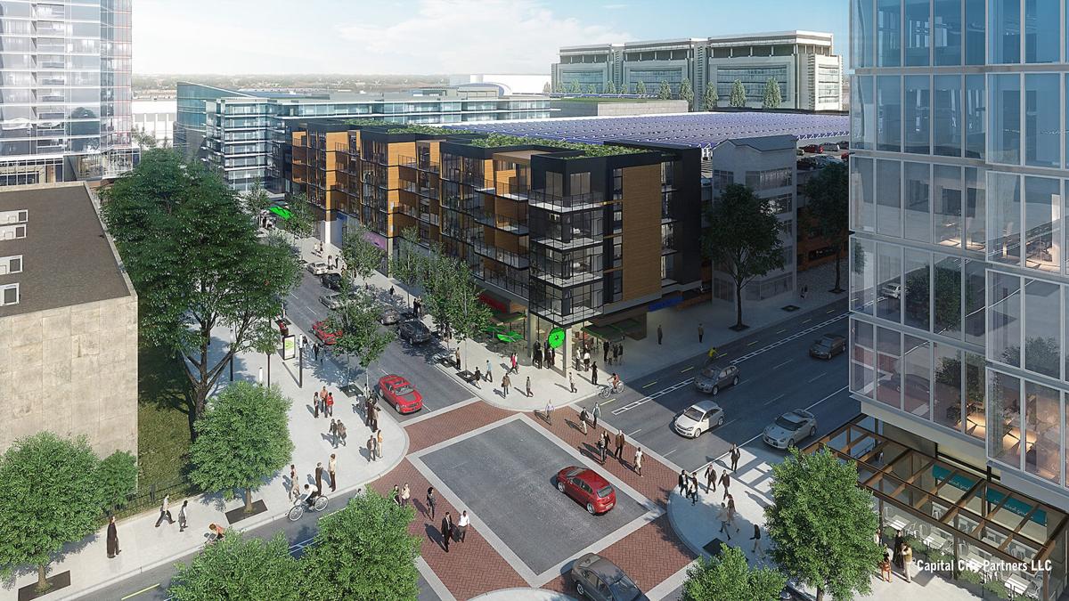 rendering of Navy Hill area