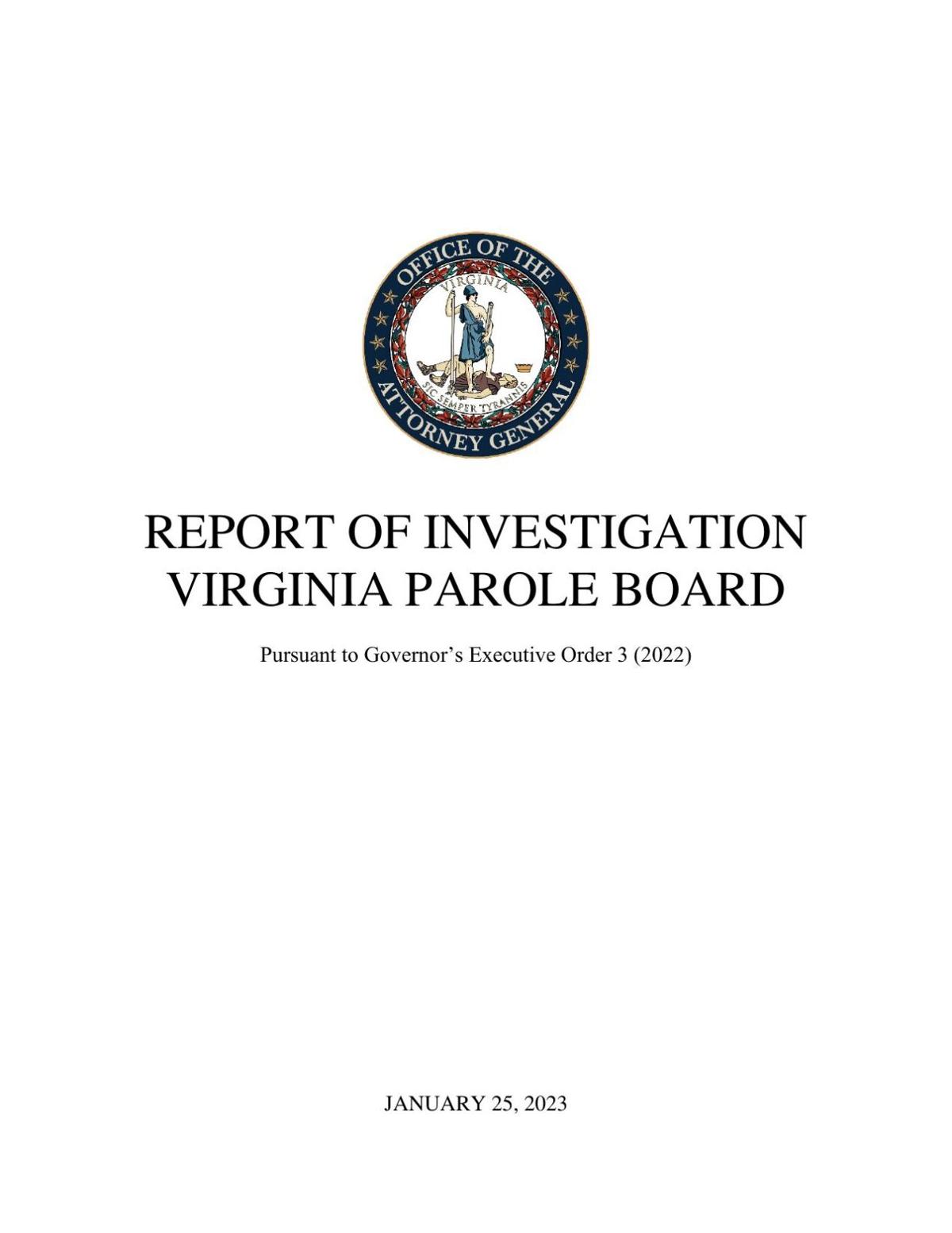 Parole Board investigation