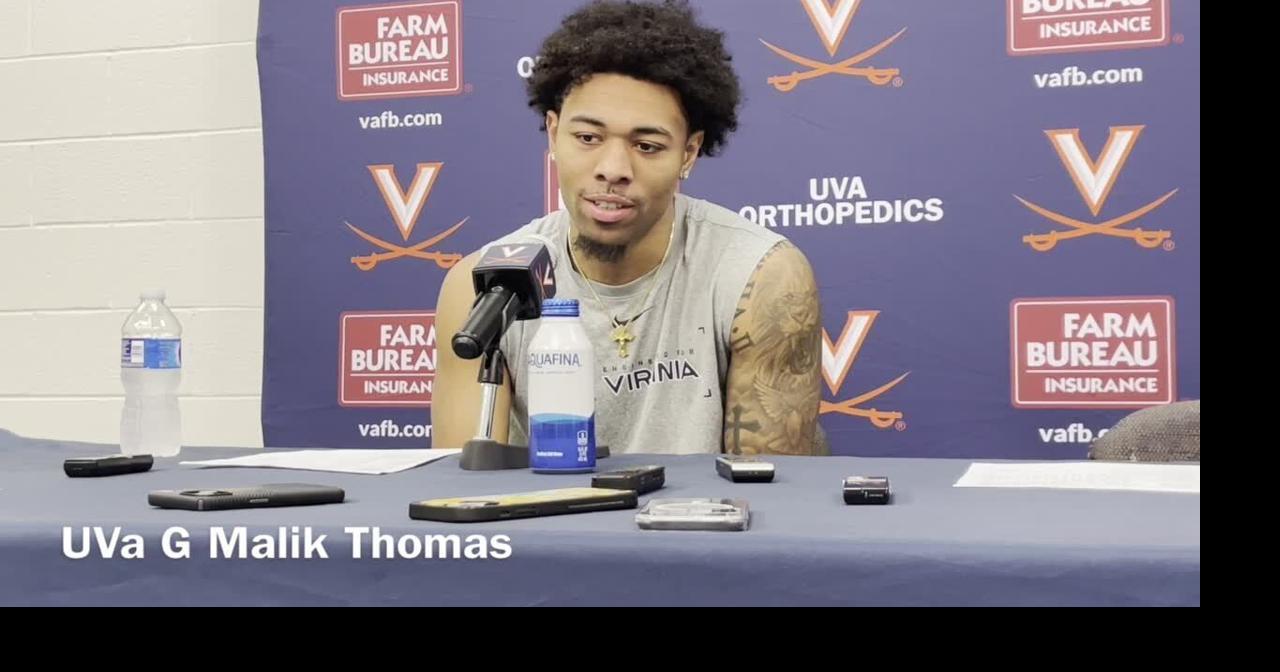 UVa G Thomas on long 3 to beat shot clock vs. Virginia Tech