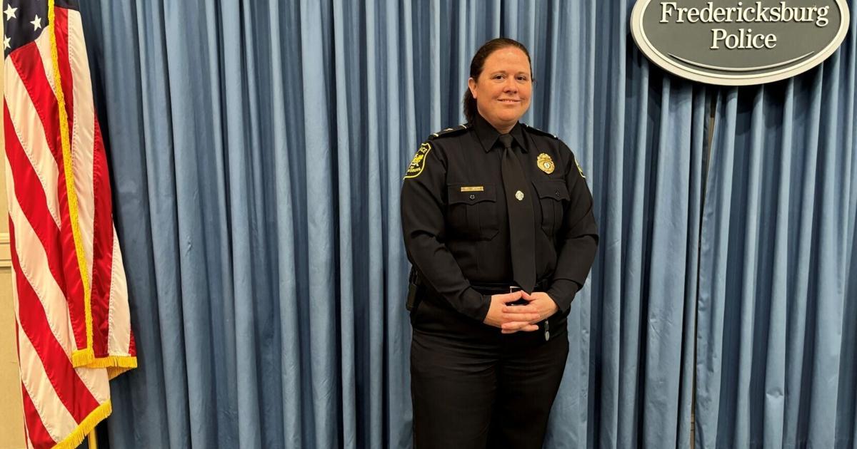 Fredericksburg police chief makes history as first woman to head department