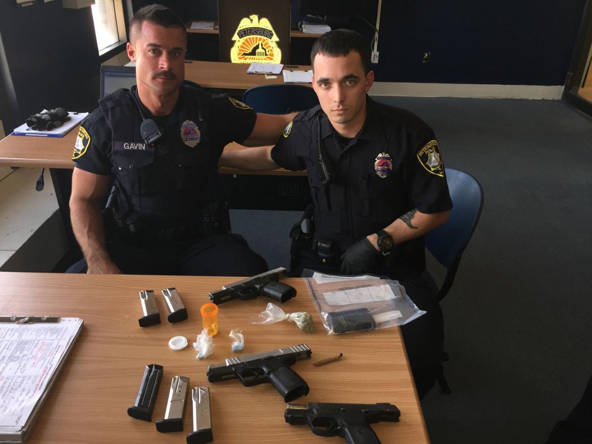 Petersburg police arrest 2 men after shots were fired into the air in