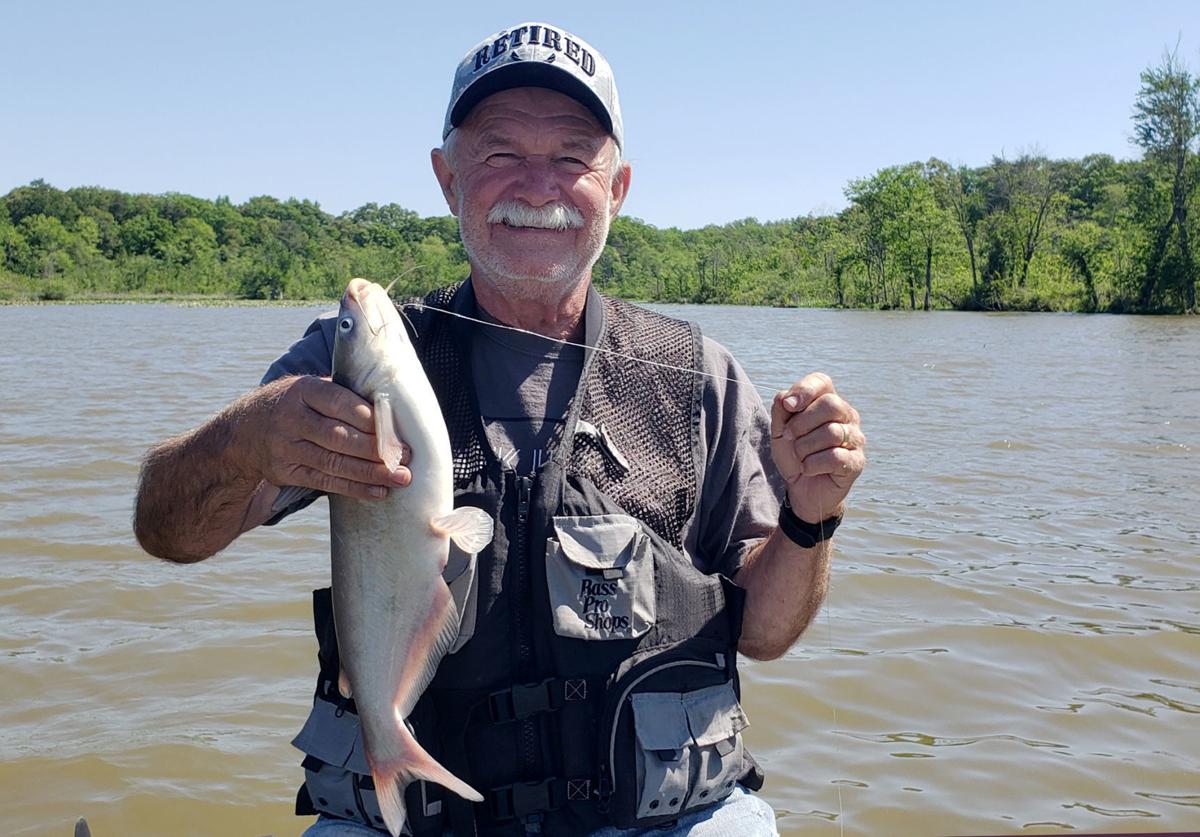 Eli Hall happy to be fishing - Ken Perrotte photo