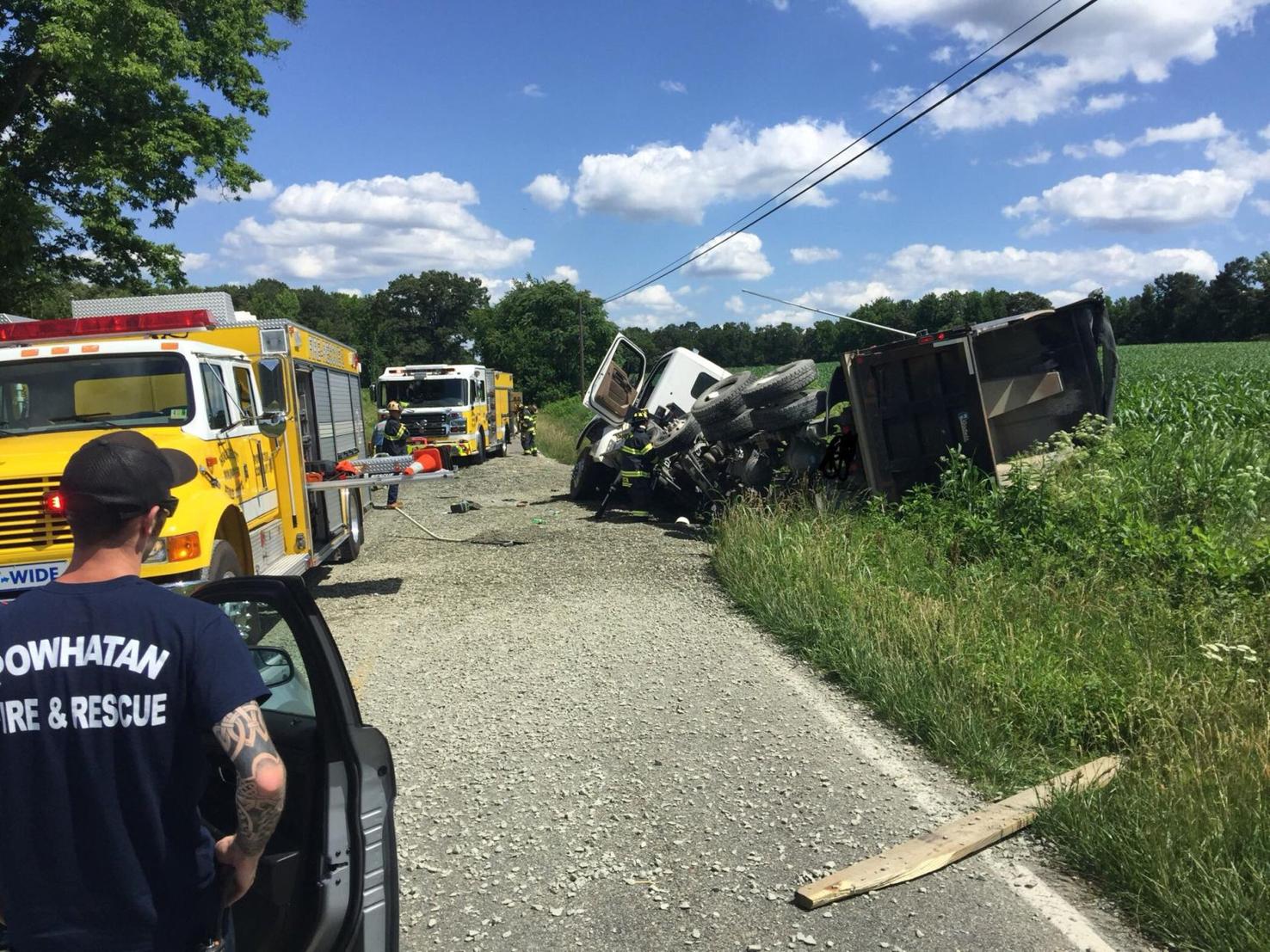 Truck driver from Amelia dies in Powhatan crash | Central ...