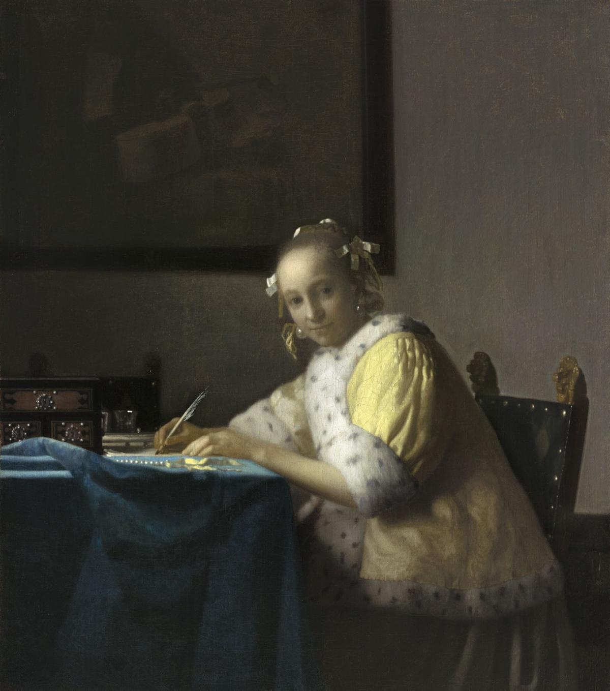 Vermeer S A Lady Writing At The Chrysler Museum Art Museums