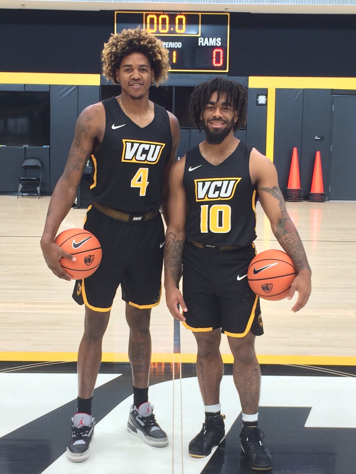 VCU Rams basketball throwback jersey numbers
