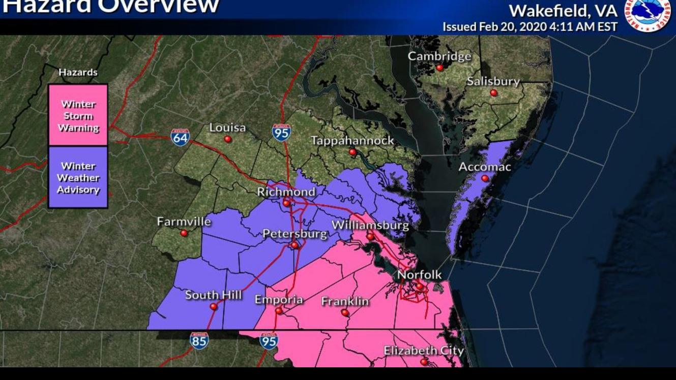 10 Pm Update Richmond Got Just A Half Inch Of Snow But Slick Roads In The Morning Could Be A Problem Weather Richmond Com