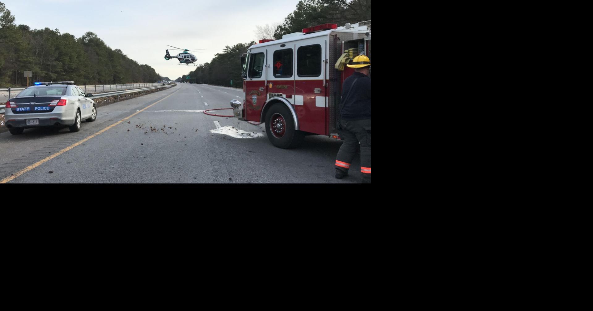 State police identify people involved in Sunday's fiery crash on I-95