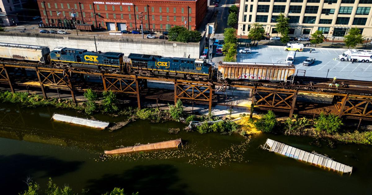 Coverage image for: CSX says extreme heat caused July train derailment in Richmond