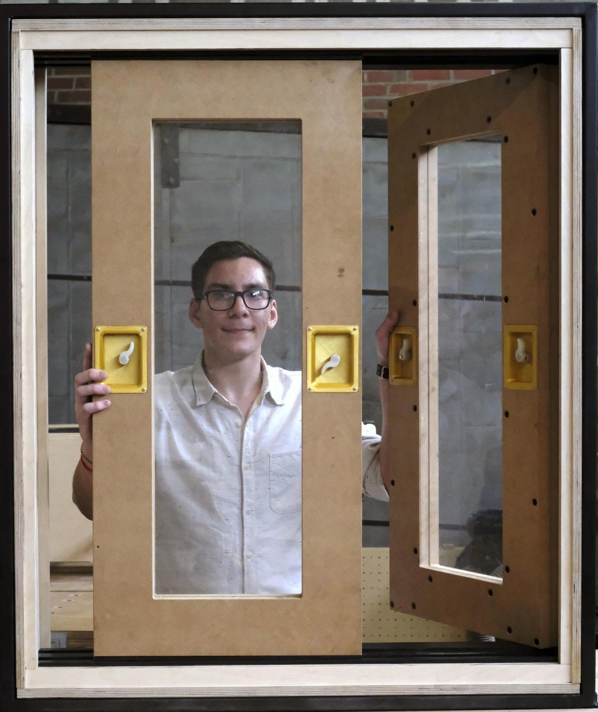 Startup Spotlight Vcu Students Create New Door Design That Combines A Sliding Door With A Hinging French Door Plus Richmond Com