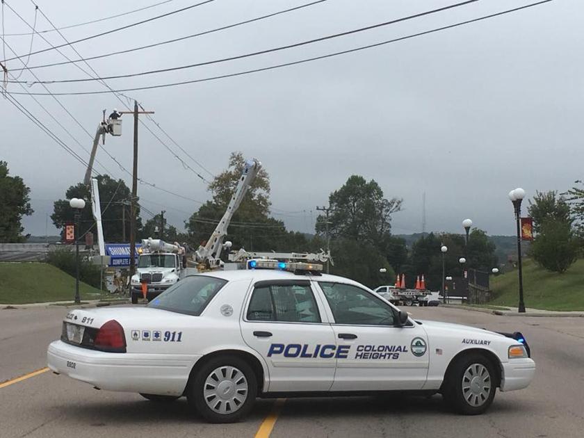 Colonial Heights Police investigate car accident that caused power