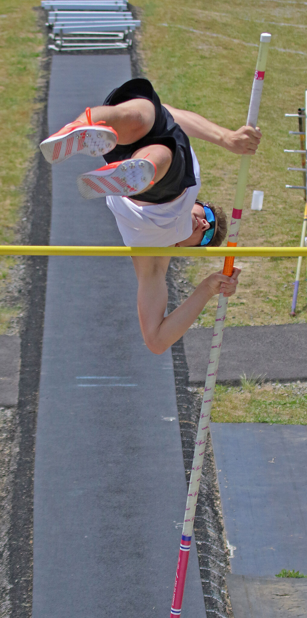 Hanover County quad: Benhase wins pole vault