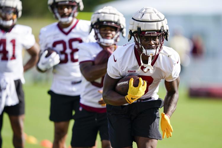 Commanders rookies look to show off at FedEx Field practice