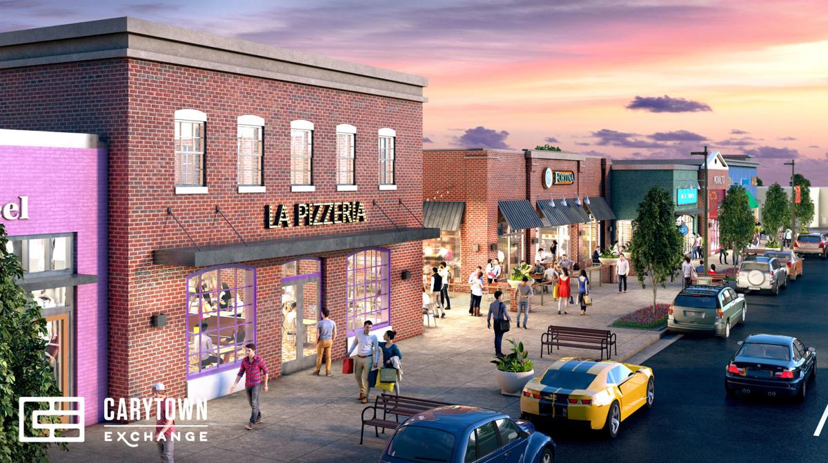 Renderings Of Carytown Exchange Show Stores Along Cary Street A