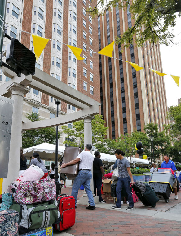 VCU freshman movein 3,600 students Local News