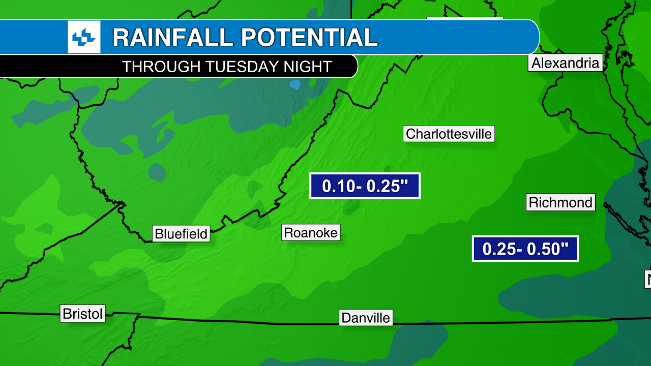 Wet weekend, then snow, in forecast for Richmond region