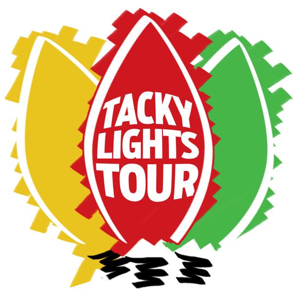 Suggested routes for the RTD Tacky Lights tour