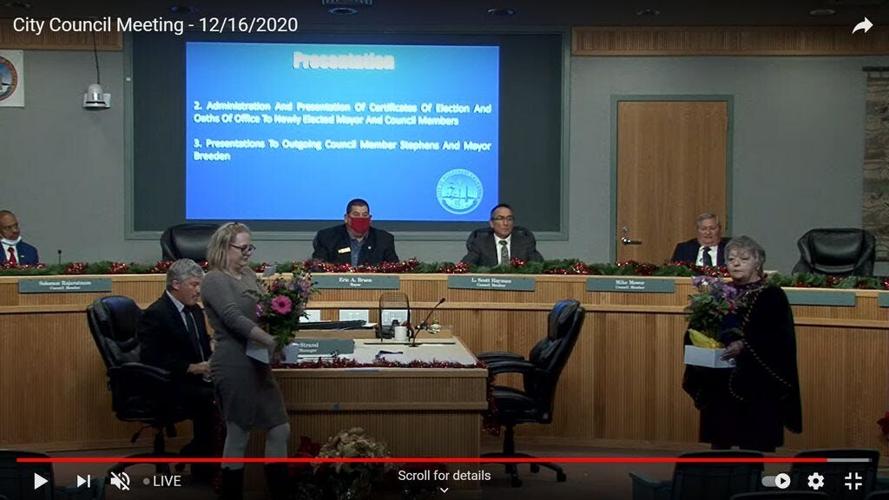 New mayor, council sworn in; Breeden, Stephens depart News