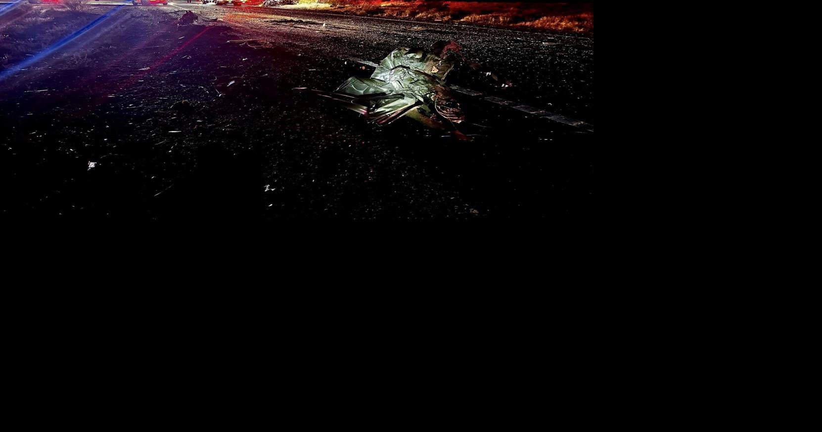 Four people killed in headon accident on Hwy. 14 near Red Rock Canyon