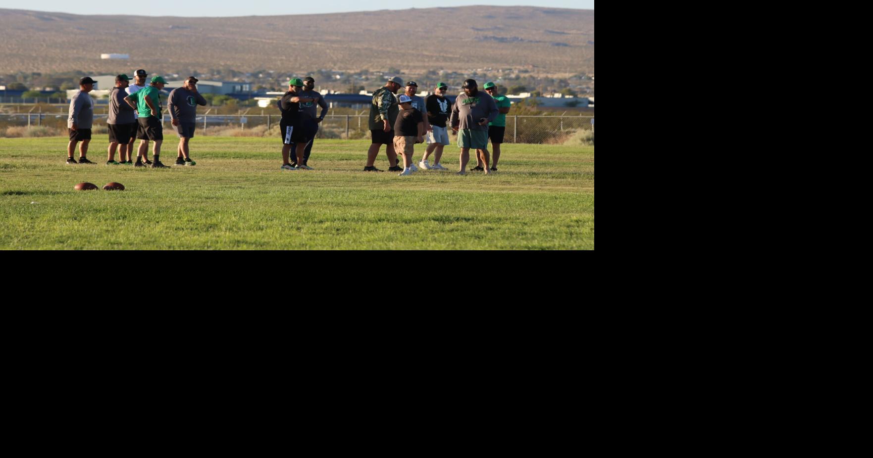 Burroughs football full pad practice